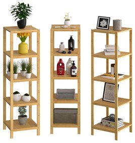 Deuba Raft din bambus - 140x33x33 cm