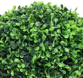 Plante artificiale cimisir cu ghiveci, 2 buc. verde 27 cm minge 2, 19 x 27 cm