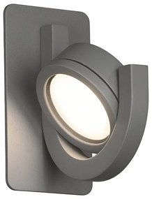 Aplica de perete orientabila iluminat exterior IP54 IGUAZU gri