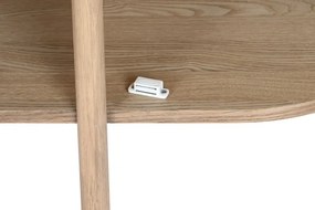 Comoda TV natur , din lemn de cauciuc si rattan „Rustic Elegance”