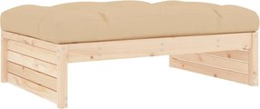 vidaXL Taburet de grădină, 120x80 cm, lemn masiv de pin