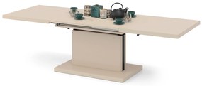 Mazzoni ASTON Bej [Super Mat / Anti-fingerprint] - MĂSUȚĂ EXTENSIBILĂ MODERNĂ MĂSUȚĂ DE CAFEA CAȘMIR
