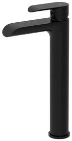 Baterie lavoar inalta Rubineta Ultra monocomanda finisaj negru mat