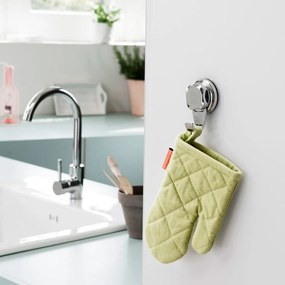 Cârlige argintii 4 buc. autoadezive din plastic Bestlock – Compactor