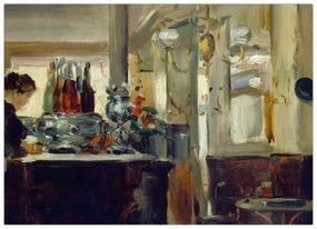 Tablou - Style of Edouard Manet, Bon Bock Cafe, reproducere (70x50 cm)
