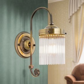 Aplica de perete Art Nouveau STABCHENSERIE, patina