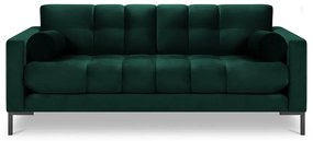 Canapea din catifea Cosmopolitan Design Bali, verde închis