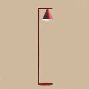 Lampadar modern rosu minimalist din metal Aldex Form