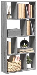 vidaXL Bibliotecă, gri sonoma, 60x20x120 cm, lemn prelucrat