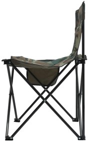 Cattara Camping scaun pliabil Lipari armata , 45 x45 x 70 cm