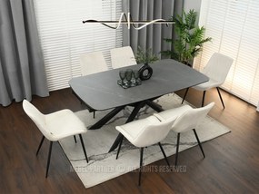 Scaun Aron (crem + negru). 1110860