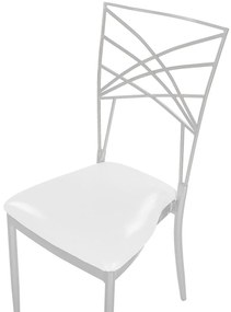 Set 2 buc. scaune sufragerie GIRION (argintiu). 1026774