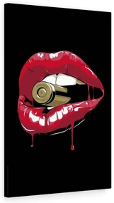 Tablou canvas Bulllet Lips 60x40 cm
