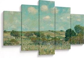 Tablou - Alfred Sisley, Meadow, reproducere (150x105 cm)