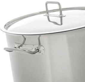 Orion Cratiță din oțel inoxidabil cu grilă 32 l