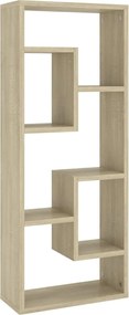 vidaXL Raft de perete, stejar sonoma, 36x16x90 cm, lemn prelucrat