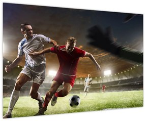 Tablou - Fotbaliști în acțiune (90x60 cm)