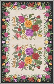 Covor de bucatarie Otto, model Flowe, 150X100 cm