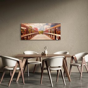 Tablou - pod din lemn (120x50 cm)