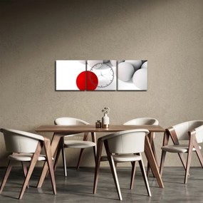 Tablou cu bilă (cu ceas) (90x30 cm)