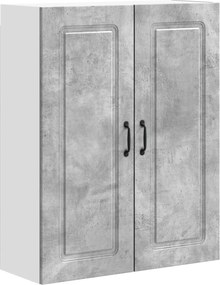 vidaXL Dulap de bucătărie Kalmar Gri din beton 80 x 31 x 100 cm