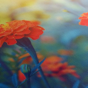 Tablou - Flori portocalii (70x50 cm)
