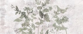 Tablou - Plante in ipsos (120x50 cm)
