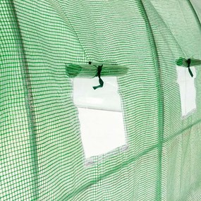 Seră din folie 3x6x2 m (cadru+folie)