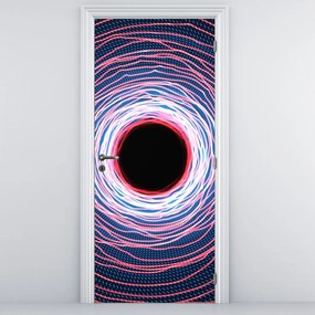 Fototapet pentru ușă - Abstract cerc (95x205cm)