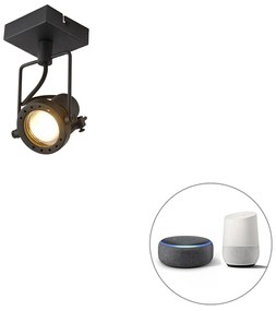 Spotlight inteligent negru cu Wi-Fi GU10 - Suplux