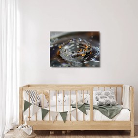 Tablou pe sticlă cu brățara din picături de apă (70x50 cm)