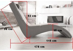 Zondo Divan Long roșu. 779692