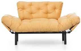Canapea extensibilă Nitta Mustard