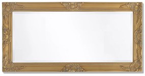 Oglinda de perete in stil baroc, 100 x 50 cm, auriu 1, Auriu, 100 x 50 cm