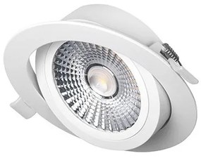 Corp de iluminat LED încastrat LED/6W/230V 3000K d. 8,5 cm alb