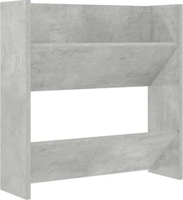 vidaXL Pantofar de perete, gri beton, 60x18x60 cm, PAL