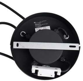 Lampa suspendată de exterior neagră cu 3 lumini IP44 - Cava