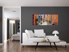 Tablou cu strada din Sardinia (120x50 cm)
