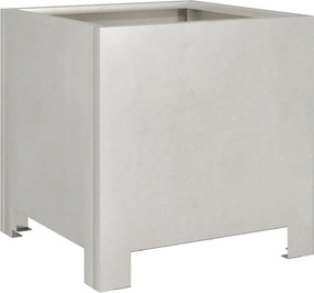 vidaXL Jardinieră de grădină, 30x30x30 cm, oțel inoxidabil