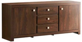 COMODA INDIGO,165X43.5X70.7 CM,2 USI,3 SERTARE,CULOARE STEJAR DURANCE,PAL