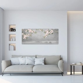 Tablou - Peisaj cu lună (120x50 cm)