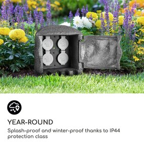 Power Rock Smart, priză de grădină, control WiFi, 3680 wați, IP44