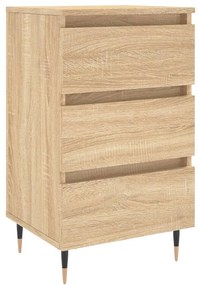 826914 vidaXL Noptieră, stejar sonoma, 40x35x69 cm, lemn compozit