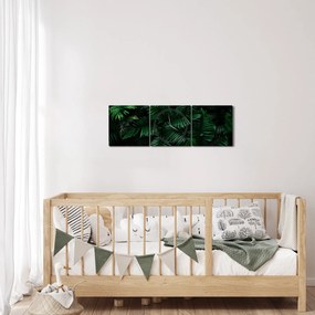Tablou - Păpădii tropicale (cu ceas) (90x30 cm)
