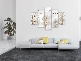 Tablou - Cerb lângă râu (150x105 cm)