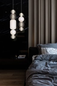 Pendul LED design clasic Collar crom MYP069PL-L17CH3K