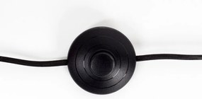 Lampadar negru cu abajur din metal (înălțime 135 cm) Hajo – White Label