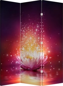 Paravan - Floare de lotus (126x170 cm)