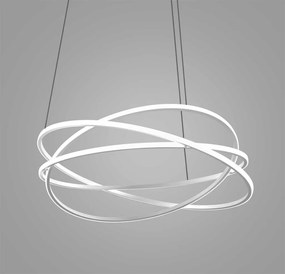 Lustra LED circulara design modern ATIA 100cm alb sau negru