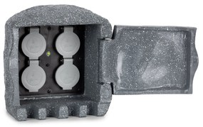 Power Rock Smart, priză de grădină, control WiFi, 3680 wați, IP44